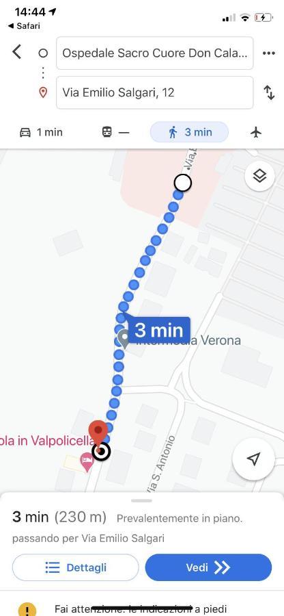 Casa Nadia - 3 Minuti Dall'Ospedale Negrar Kültér fotó
